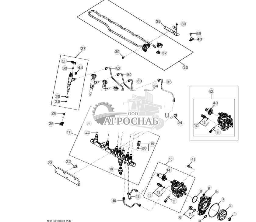 1693 Система впрыска топлива (105266 